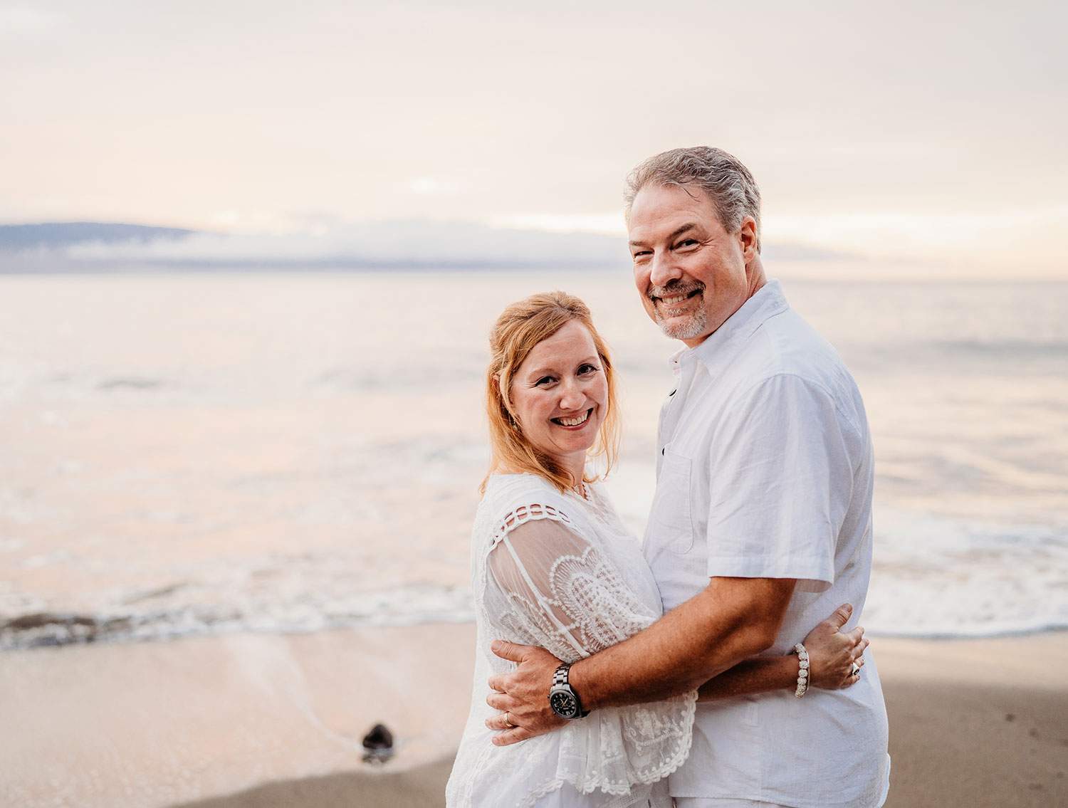 couple enjoying the beach